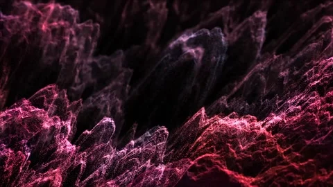 Nebula Cloud Dust Red And Blue Sky Stars 3D Movement Stock Footage 240626985