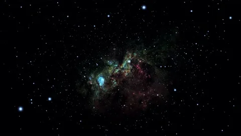 Nebula clouds are moving in the dark universe 動画素材 142626777