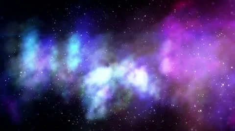 Nebula clouds Stock Footage