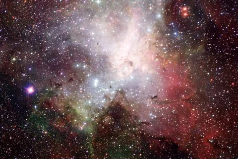 Nebula, cluster of stars in deep space. Elements of this image furnished by N Fotos Stock