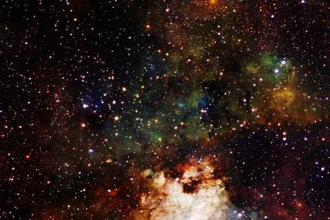 Nebula, cluster of stars in deep space. Elements of this image furnished by N Stock Photos