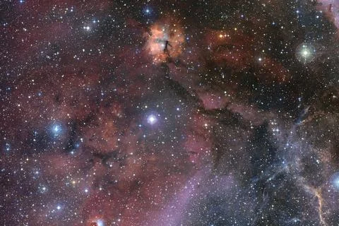 Nebula, cluster of stars in deep space. Elements of this image furnished by N Stock Photos