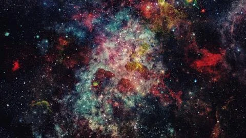 Nebula in deep mysterious space. Elements of this image furnished by NASA Stock Photos