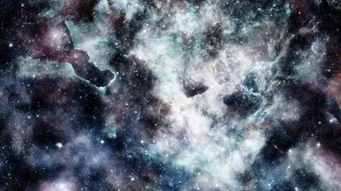 Nebula in deep mysterious space. Elements of this image furnished by NASA Fotos Stock