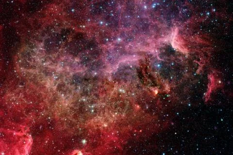 Nebula in deep space. Elements of this image furnished by NASA Stock Illustration