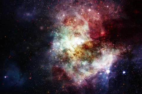 Nebula in deep space. Elements of this image furnished by NASA. Nebula in ... Fotos Stock