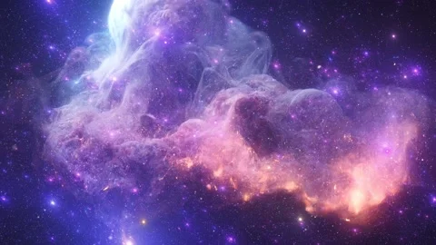 Nebula in deep space Stock Footage 221417748