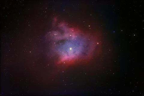 Nebula in deep space, the magic of the night sky Stock Photos