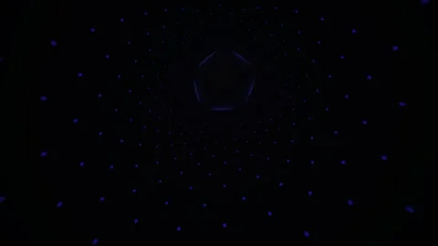 Nebula in deep space with starry background and glowing outline. Stock Footage 335963582