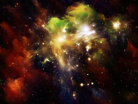 Nebula Design Stock Illustration