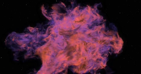 Nebula Fly Through (2160p 25fps) Stock Footage 205980570