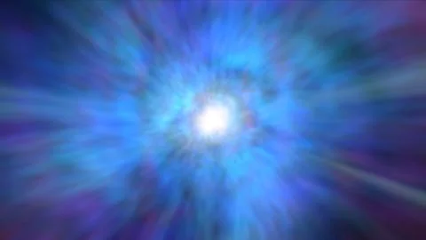 Nebula fog in space with rays Stock Illustration