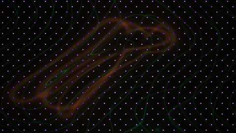 Nebula galaxy in deep space with stars. Stock Footage 336703023