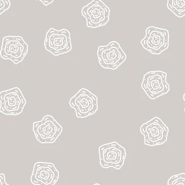 Nebula galaxy line vector seamless pattern Stock Illustration