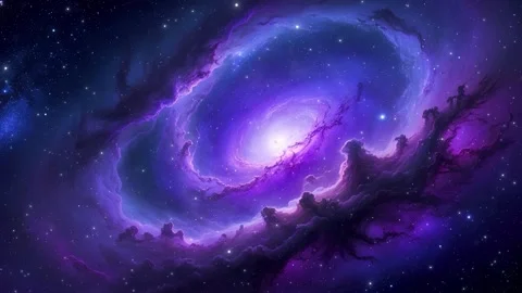Nebula Galaxy, Outer Space Background Vídeos de archivo 331515137