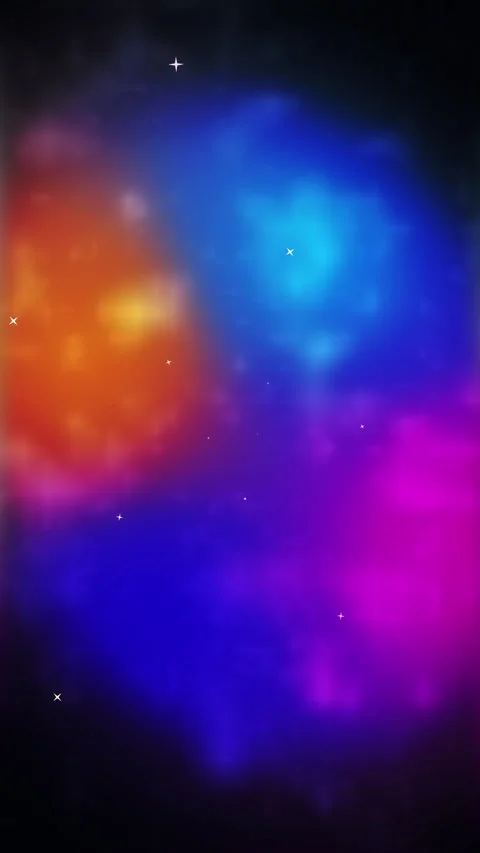 Nebula galaxy space animation with colorful cosmic dust and stars loop Stock Footage 346640462