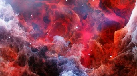 Nebula gas cloud in deep outer space. Stock Illustration