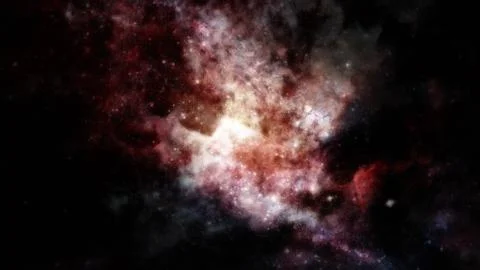 Nebula gas cloud in deep outer space. Elements of this image furnished by NAS Fotos de archivo