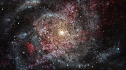 Nebula gas cloud in deep outer space. Elements of this image furnished by NAS 写真素材