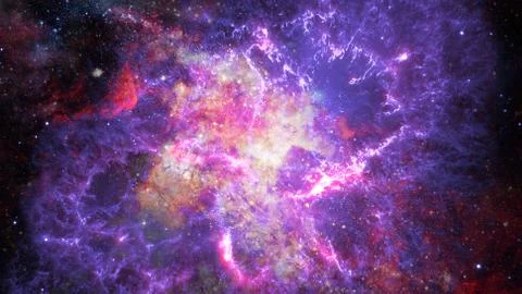 Nebula gas cloud in deep outer space. Elements of this image furnished by NAS Stock Photos