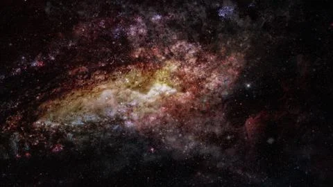 Nebula gas cloud in deep outer space. Elements of this image furnished by NAS 写真素材