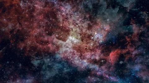 Nebula gas cloud in deep outer space. Elements of this image fur Nebula ga... Stockfoto's