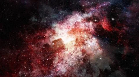Nebula gas cloud in deep outer space. Elements of this image furnished by ... Stock Photos