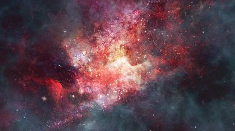 Nebula gas cloud in deep outer space. Elements of this image furnished by ... Stockfoto's