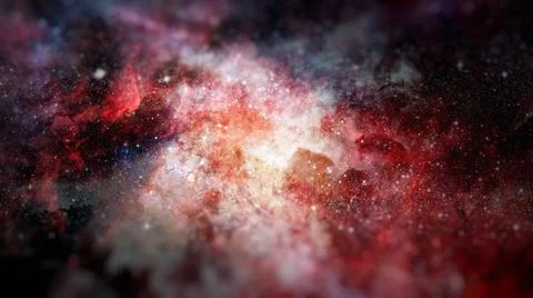Nebula gas cloud in deep outer space. Elements of this image furnished by ... 写真素材