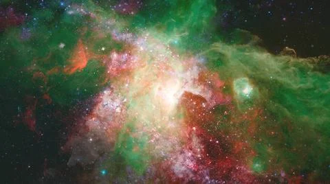 Nebula gas cloud in deep outer space. Elements of this image furnished by ... Stock Photos