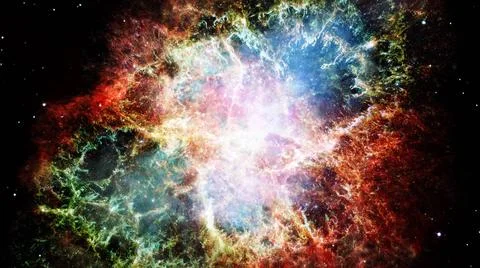 Nebula gas cloud in deep outer space. Elements of this image furnished by ... Stockfoto's