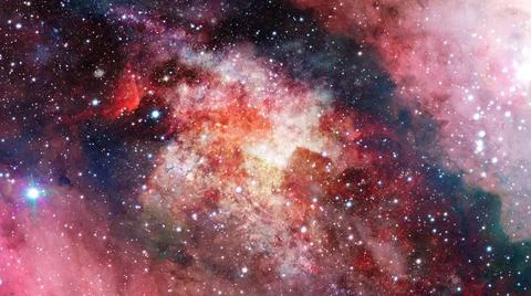 Nebula gas cloud in deep outer space. Elements of this image furnished by ... Stockfoto's