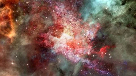 Nebula gas cloud in deep outer space. Elements of this image furnished by ... Stock Photos
