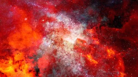 Nebula gas cloud in deep outer space. Elements of this image furnished by ... 写真素材