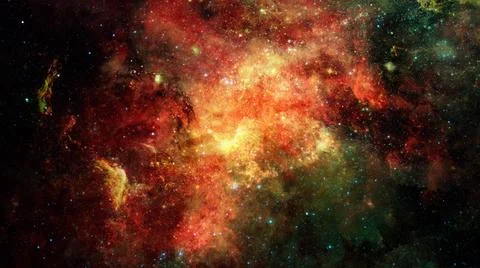 Nebula gas cloud in deep outer space. Elements of this image furnished by ... Stockfoto's