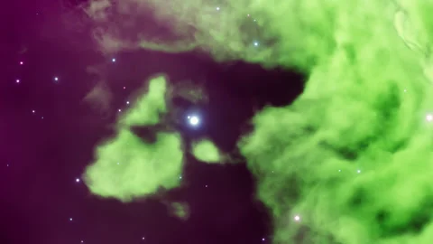 Nebula gas cloud in space. interstellar exploration background Stock Footage 301357944