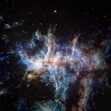 Nebula an interstellar cloud of star dust. Elements of this image furnished b Stock Photos