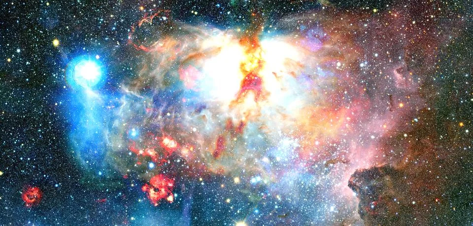 Nebula an interstellar cloud of star dust. Elements of this image furnished b Stock Photos