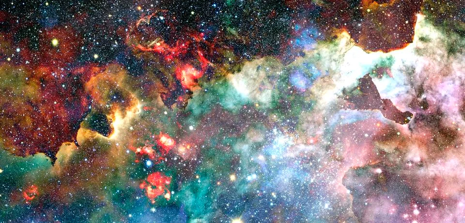 Nebula an interstellar cloud of star dust. Elements of this image furnished b Stock Photos