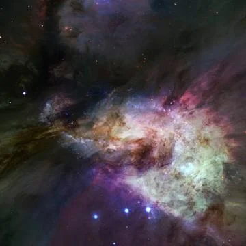 Nebula an interstellar cloud of star dust. Elements of this image furnishe... Stockfoto's