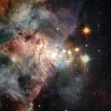 Nebula an interstellar cloud of star dust. Elements of this image furnishe... Stockfoto's
