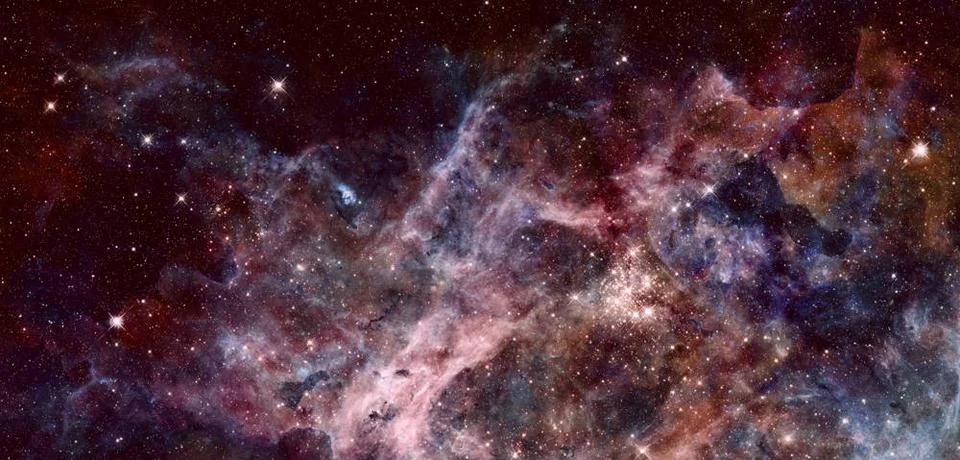 Nebula an interstellar cloud of star dust. Elements of this image furnishe... Stock Photos