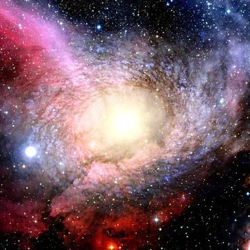 Nebula an interstellar cloud of star dust. Elements of this image furnishe... 写真素材