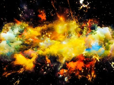 Nebula Meditations Stock Illustration