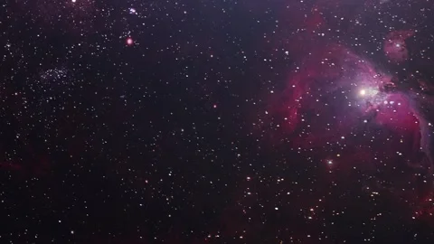 A nebula that moves in the vastness of space $K Stock Footage 296888150