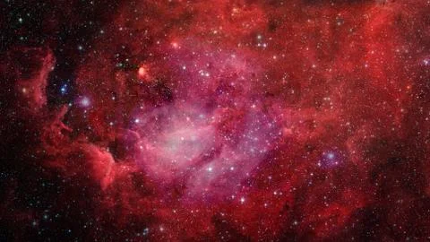 Nebula night sky. Elements of this image furnished by NASA. Foto stock