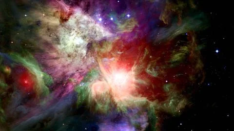Nebula night sky. Elements of this image furnished by NASA. Nebula night s... Stock Photos