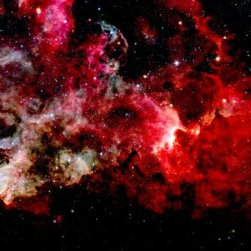Nebula in outer space. Elements of this image furnished by NASA Stock Illustration