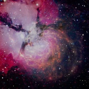 Nebula in outer space. Elements of this image furnished by NASA Stock Illustration