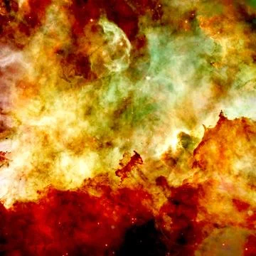 Nebula in outer space. Elements of this image furnished by NASA Stock Illustration